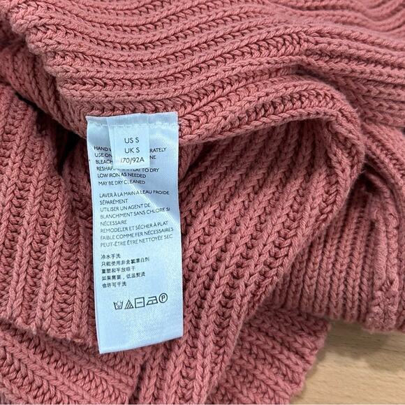 Free People Layer Cake Sweater Knit Turtleneck Pink size Small - Picture 6 of 8